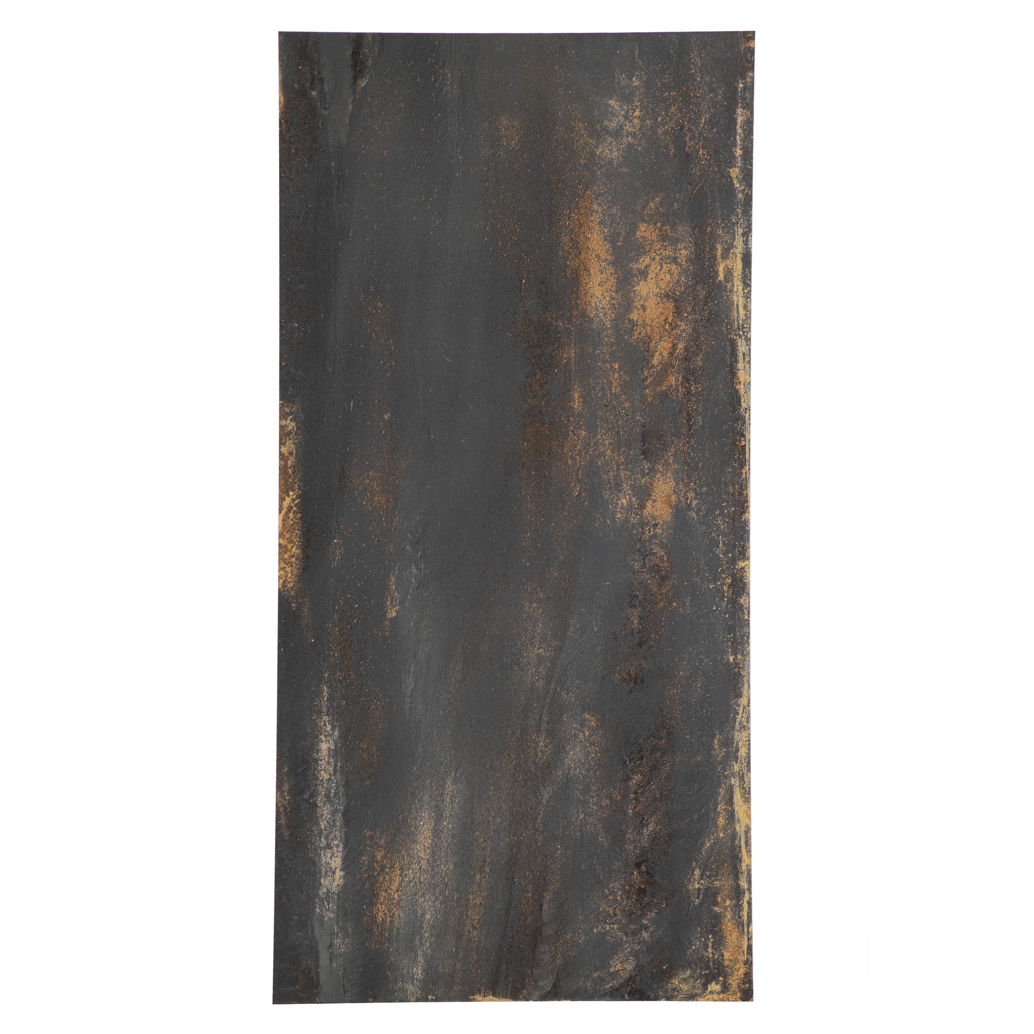 24x48 Metallica Black porcelain tile - Industry Tile
